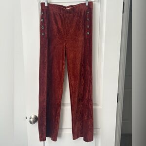 JohnPaulRichard Brown Velvet Pants